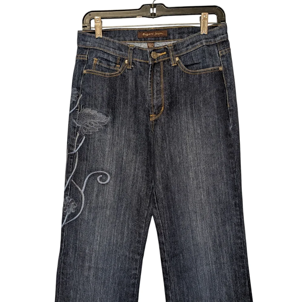 Bogari Jeans Womens Size 6 Dark Wash Vintage Western Y2K Revival Boho Hippie - Picture 2 of 9